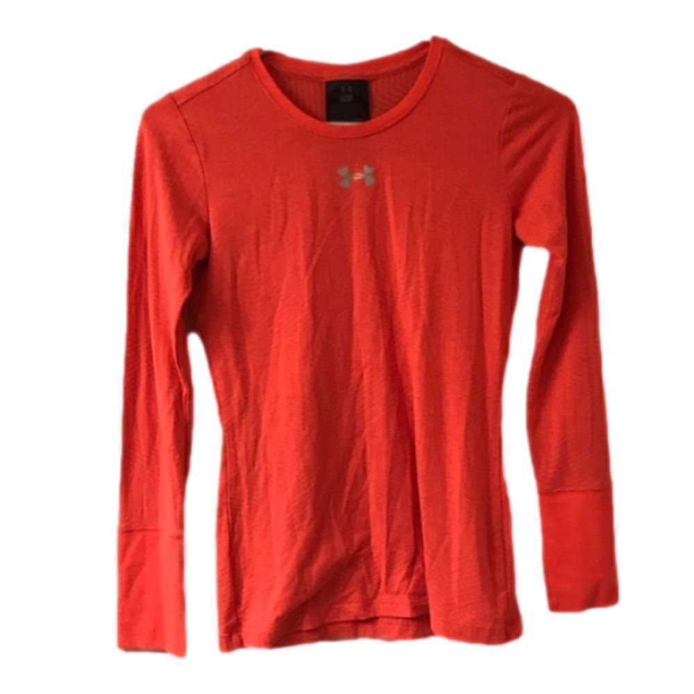 Girls Under Armour Heat Gear Pink Long Sleeve Shirt